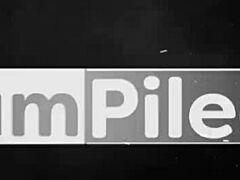 Kira fox's first gangbang with big black cocks pounding her petite wet body!