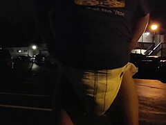 Outside WEARING Very Thick Diaper with MONSTER COCK Lover