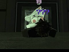 Fishnet Cumshots Explode in Roblox Condo!