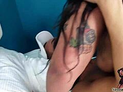 damn look at spookyfatbrat's big ass gettin rimmed n pounded hard!