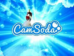 in her private quarters the big boobed soldier girl fingers wet pussy to intense orgasm