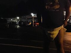 Outside WEARING Very Thick Diaper with MONSTER COCK Lover