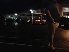 Outside WEARING Very Thick Diaper with MONSTER COCK Lover