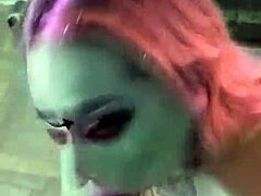 curious blonde with tattoos craves deep sloppy licks