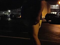 Outside WEARING Very Thick Diaper with MONSTER COCK Lover