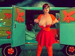 Granny Velma Dinkleys Cosplay Mystery Leads to Creampie Pound!