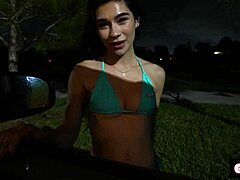 hitchhiking slut rides fat cock to thank for the lift 🚗🍆💦