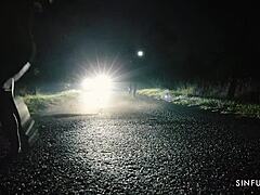 Big black cock milf officer seduces with sensual pussy licking and close-up fucking at halloween