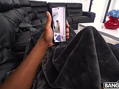 stepdad's big cock throbs as eden west sucks cum explosion