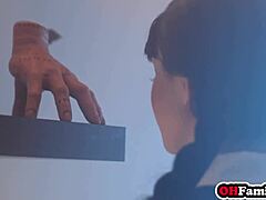 stepsis aria valencia and maria kazi suck monster cocks at halloween party