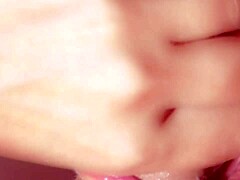 Bet you wish you were this cheating Japanese wife swallowing every cum drop close-up