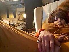 man i love stuffing my fine ass with this huge dildo crossdressing as shemale