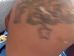 Blonde Bombshell Devours Ebony Monster Cock Wildly!