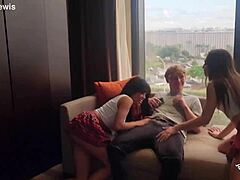 ember snow lets best friend natasha ty fuck boyfriend classroom skirt nerd tight tits double fun?