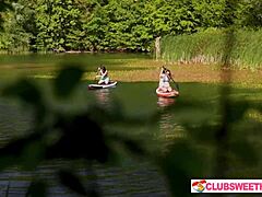 Three Cute Teens Lick Shaved Pussies In Outdoor Threesome Fingering Frenzy