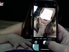 Busty tattooed milf carmen valentina milks cock with pro deepthroat bj and swallow 😋🥛💦