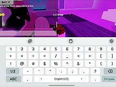 Random dude wants roblox assjob so good girl bends over and strokes his cock~