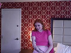 that perverted boss seth brogan just pounds sweet redhead strawberry fields' juicy pussy hard