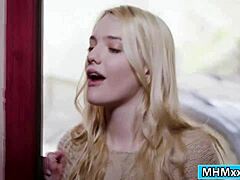 Kenna james's kiss ignites voyeur's deep desire