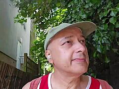 amateur couple humiliates in nunhead cemetery east woods