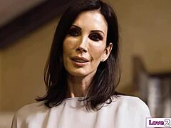 StepMom Joins Petite Teen Daughter For Juicy Lesbian Lick And Face Sitting Threesome