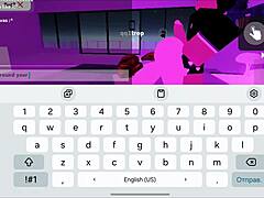 Random dude wants roblox assjob so good girl bends over and strokes his cock~