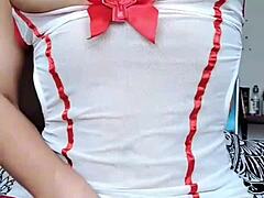 Colombian Latina's Webcam Solo Teases Big Ass Clit With Dildo Fingers Orgasm