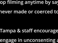 dr tampa straps aria nicole in latex gloves for intense backstage pussy spreading procedure