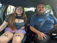 ari lol rides my cock in buenos aires car first time argentina