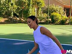 Stepson pins naked milf in steamy reality showdown