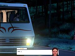 midnight rider sneaks in for a shaved pussy creampie this christmas eve