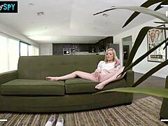 Caught! Slutty Nanny's Tight Pussy Wrecked by Monster Cock Missionary!