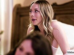 stepdaughter n stepmom lickin my teen bff's wet pussy