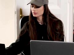 penthousegold cutie candie luciani rides her hung hunky client hard cowgirl style