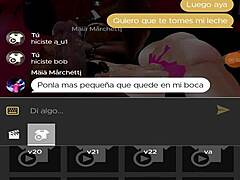 Colombiana exploderar och sprutar över min pulserande kukridning