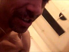 Sexy European Slut Fucks in Panther Leggings and Satin Lingerie