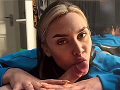 Best Friend's Girlfriend Blows Me While He Shops