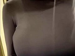 My Milky Stepmom Sucks Her Own Nipples Hard