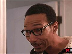 Stepdad fucks petite blonde teen while dad watches closely