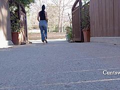 officer penny barber's dirty milf lesbian secret with dana vespoli strapon facesit