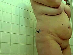 domme mommy leads a steamy naked shower session full of control