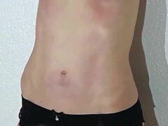 Bound Sub Takes Fucking Machine Nipple Clamps Squirting