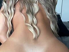 ridin my dildo like its your cockk feels sooo real n deep inside me horny af