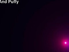 Little Czech Blonde's Puffy Wet Pussy Lips Spread Wide For Black Dildo Orgasm Closeup