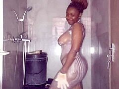 real african teen student baths naked bts perky tits fetish