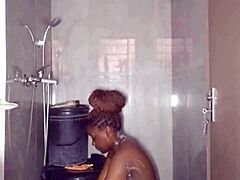 real african teen student baths naked bts perky tits fetish