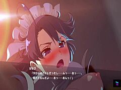 japanese maid schoolgirl attacks monster cock for orgasm?