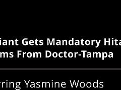 yasmine woods mandatory hitachi orgasms from deviant doctor in hospital
