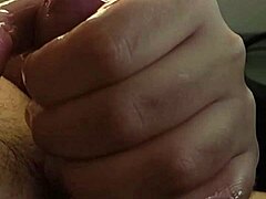 young stud's massive cock erupts huge cum blasts in solo stroke session