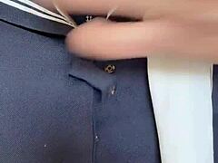 Huge ass amateur slips sexy panties for anal tease